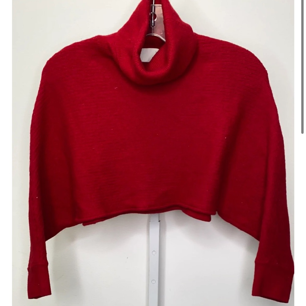 Wilfred Free Turtleneck Crop Top Sweater